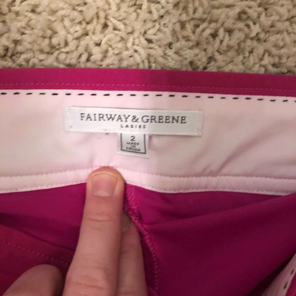 Magenta golf skirt